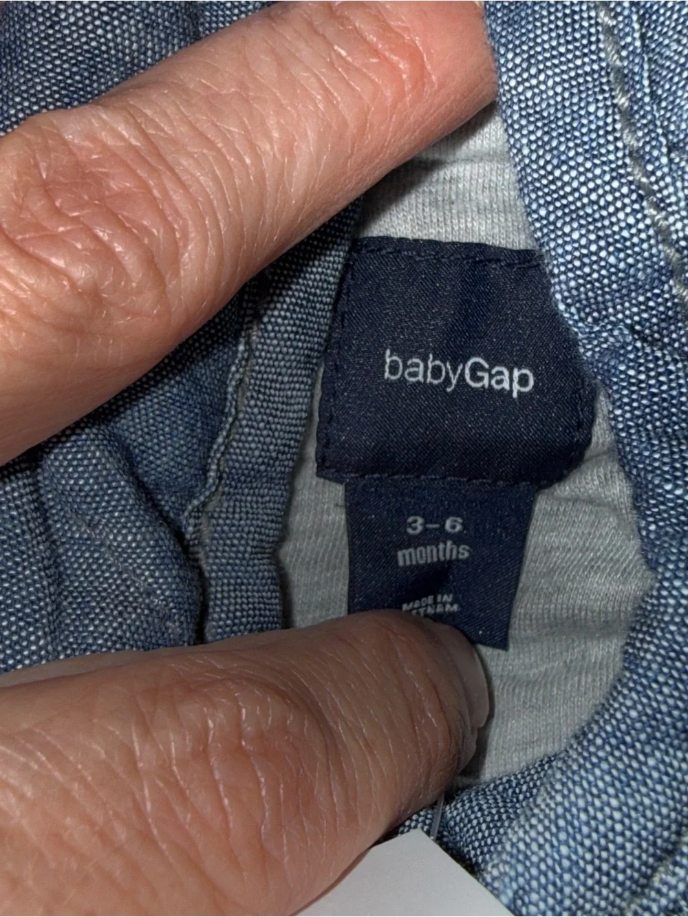 Baby Gap First Favorites Quilted Bunting Snowsuit Blue Hooded 3-6 Months NWT